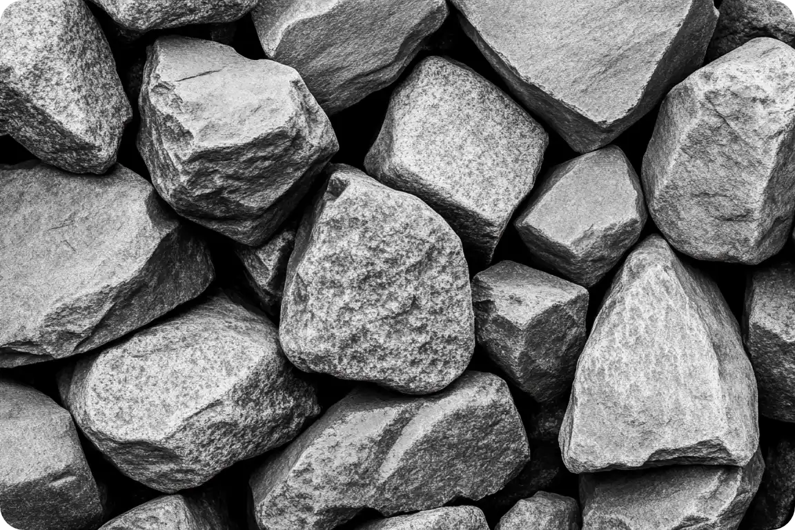Image illustrating How to Use the Grey Rock Method. Close up of grey rocks.
